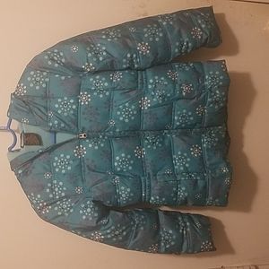 Faded Glory Girls jacket 7/8 blue green